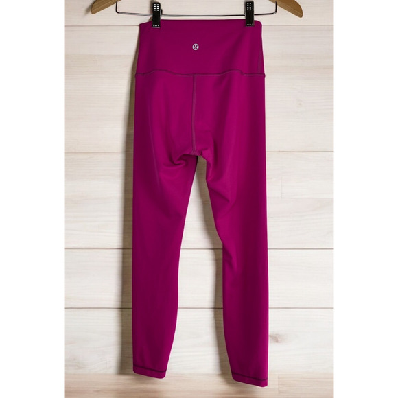 Lululemon Wunder Train High-Rise Tight 25" Ripened Raspberry Pink Women's Size 4 - Picture 2 of 16